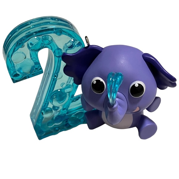 Hallmark "I Am Two" Elephant Keepsake Ornament NO BOX - Picture 3 of 4